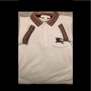 Brand new toddler boy Burberry Polo shirt